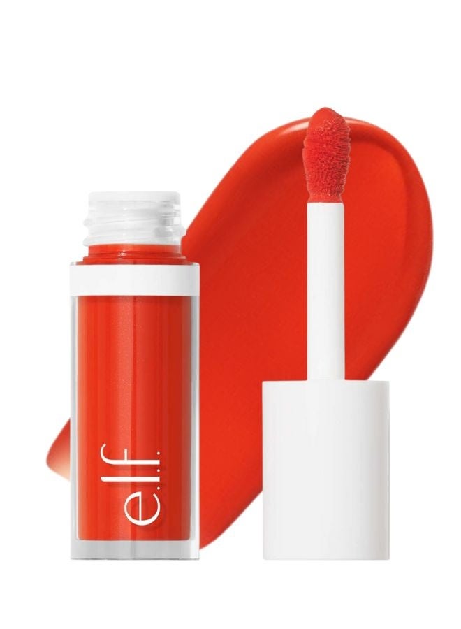 elf e.l.f. Camo Liquid Blush – Gorg Orange, Ultra-Pigmented Long-Lasting Dewy Liquid Blush, 4 ml - Image 1